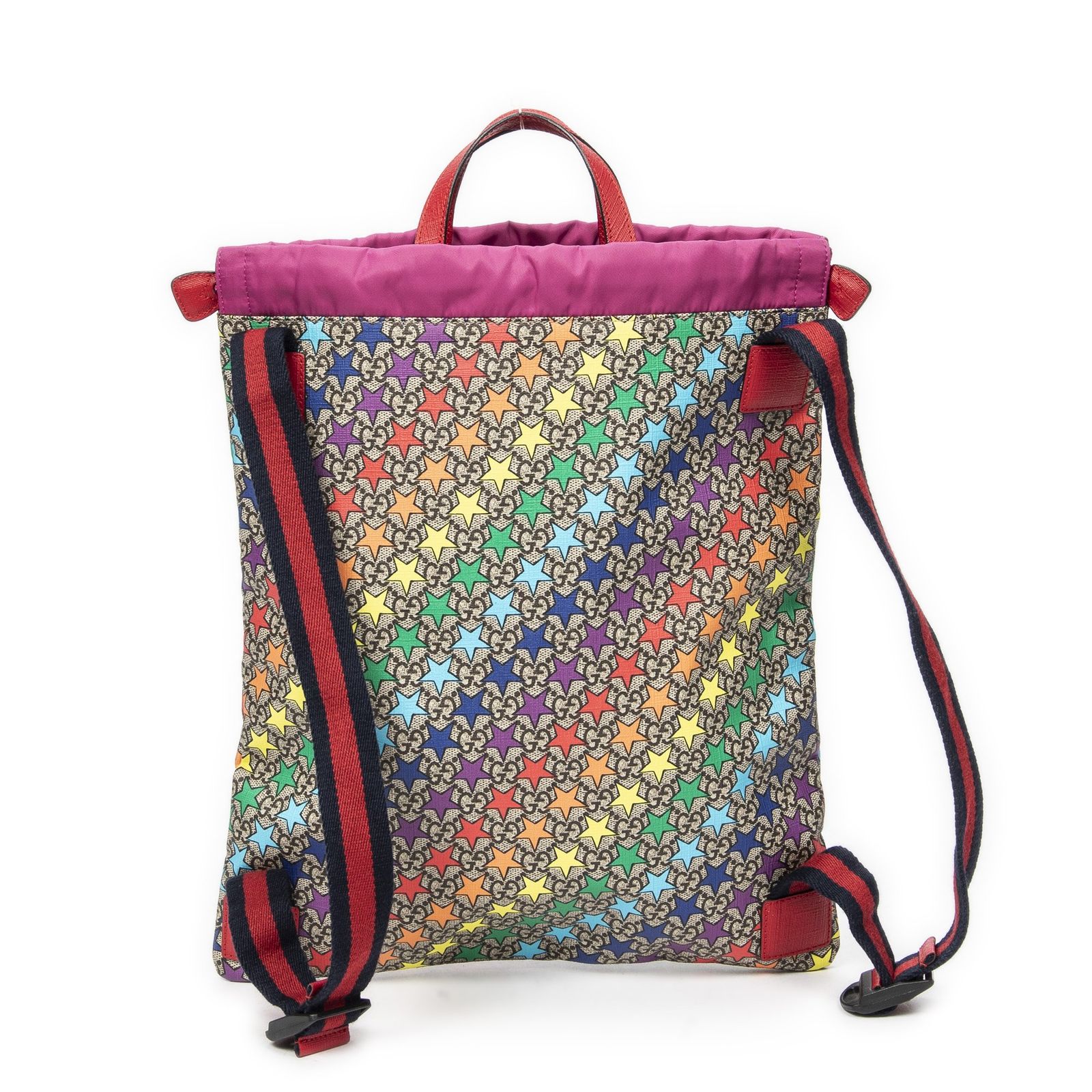 グッチドローストリング バックパックベージュ