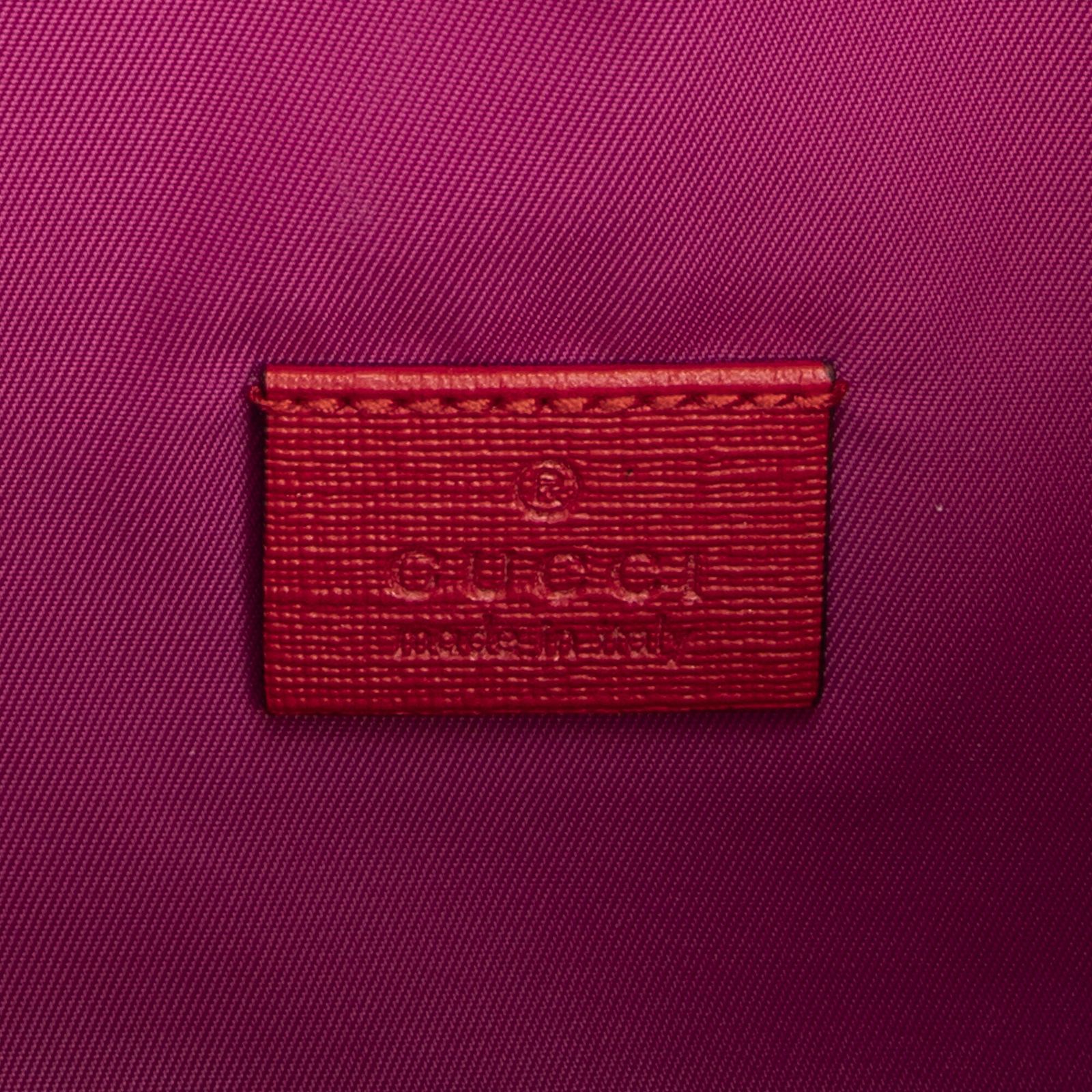 バックパックベージュ レッドプリントスプリームPVCキャンバスA