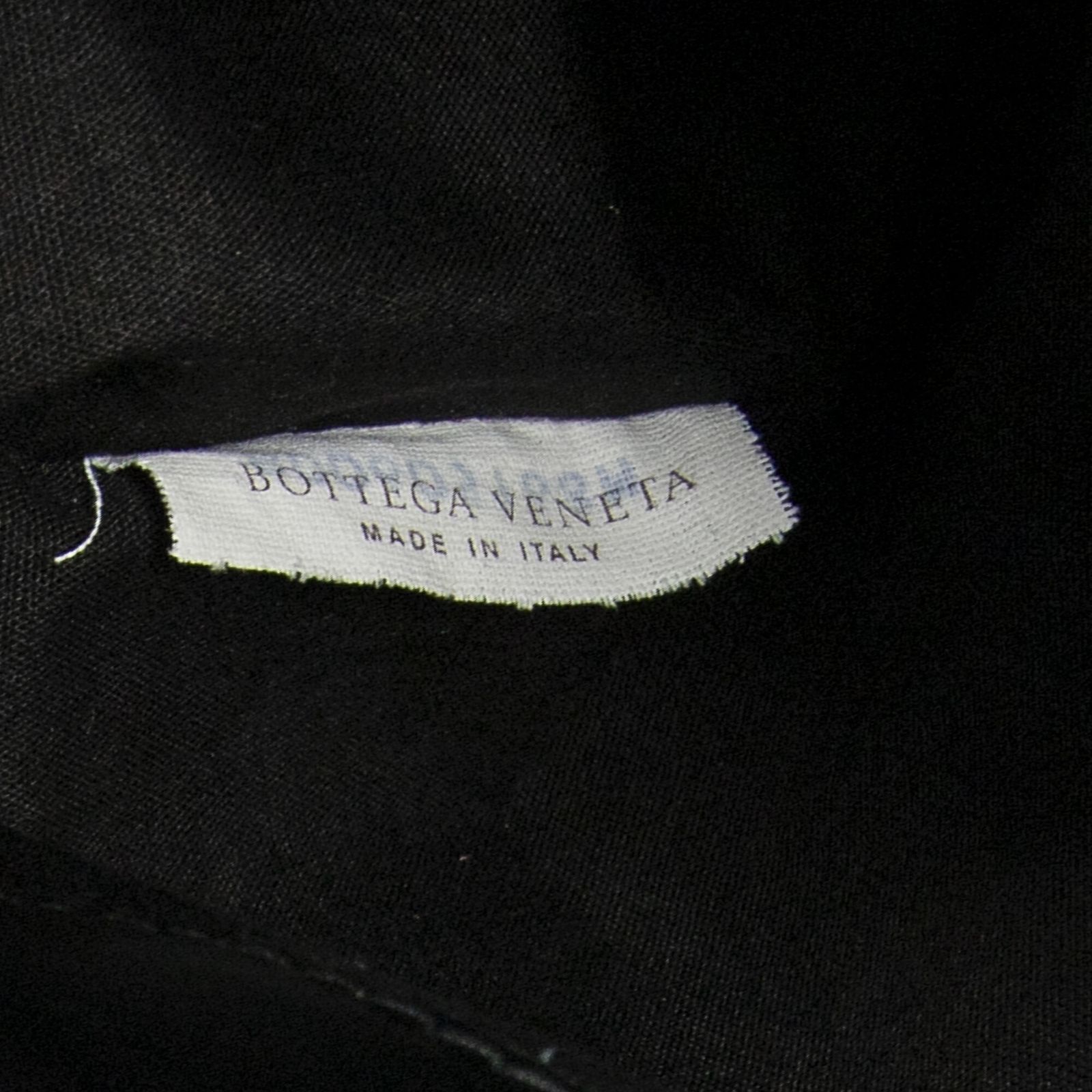 VENETA ボッテガヴェネタエンベロープブリーフケース黒イントレチャートレザーAB