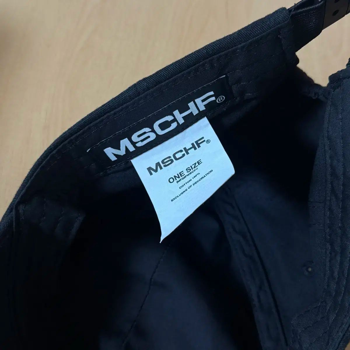 MISCHIEF RHOMBUS ベースボールキャップ 帽子 ブラック