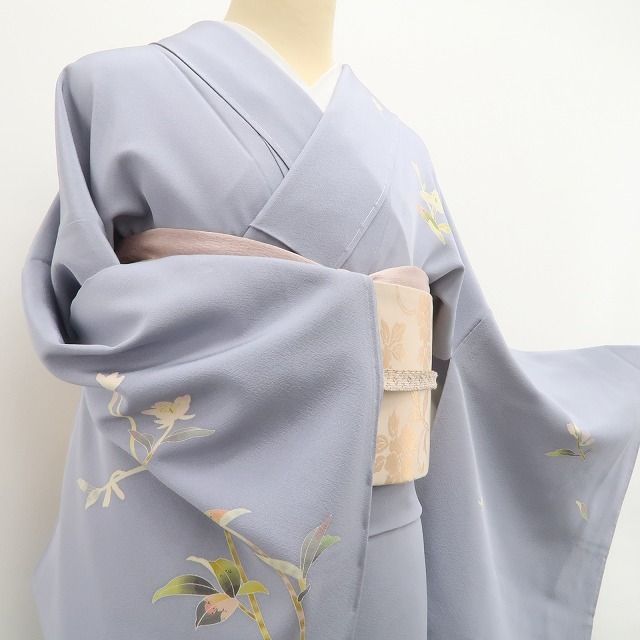専用です★逸品　京加賀友禅作家　百貫石峰　一つ身着物、被布 ❁tomihisa❁新品 京加賀友禅 百貫石峰 落款“京から加賀へと続く伝統