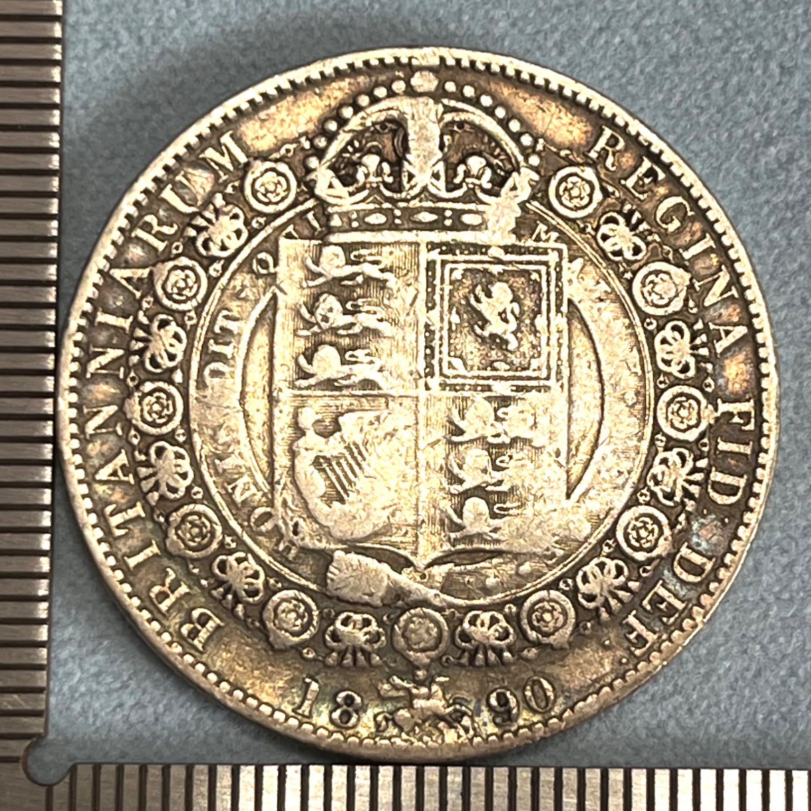銀貨 1890年 イギリス ヴィクトリア女王 ハーフクラウン銀貨 Jubilee Head | .925シルバー 帝国の栄華を映す女王の横顔 155