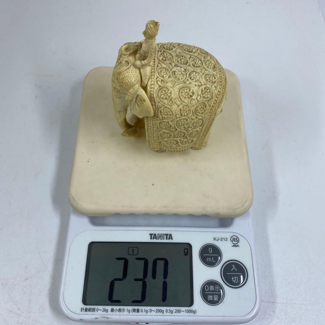 極上　象　置物　237g 高さ9.7㎝　タルチ　東な7-0203① 極上 象 置物 237g 高さ9.7㎝ タルチ 東な7-0203① - メルカリ