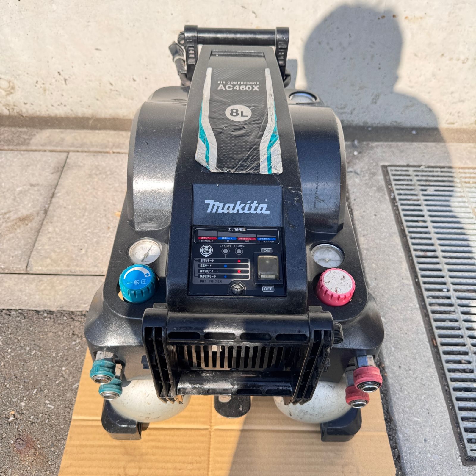 動作 済み makita マキタ エアーコンプレッサー AC460X