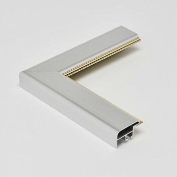 アルナ アルミフレーム デッサン額 CF面金付 シルバー デッサン八切 15501