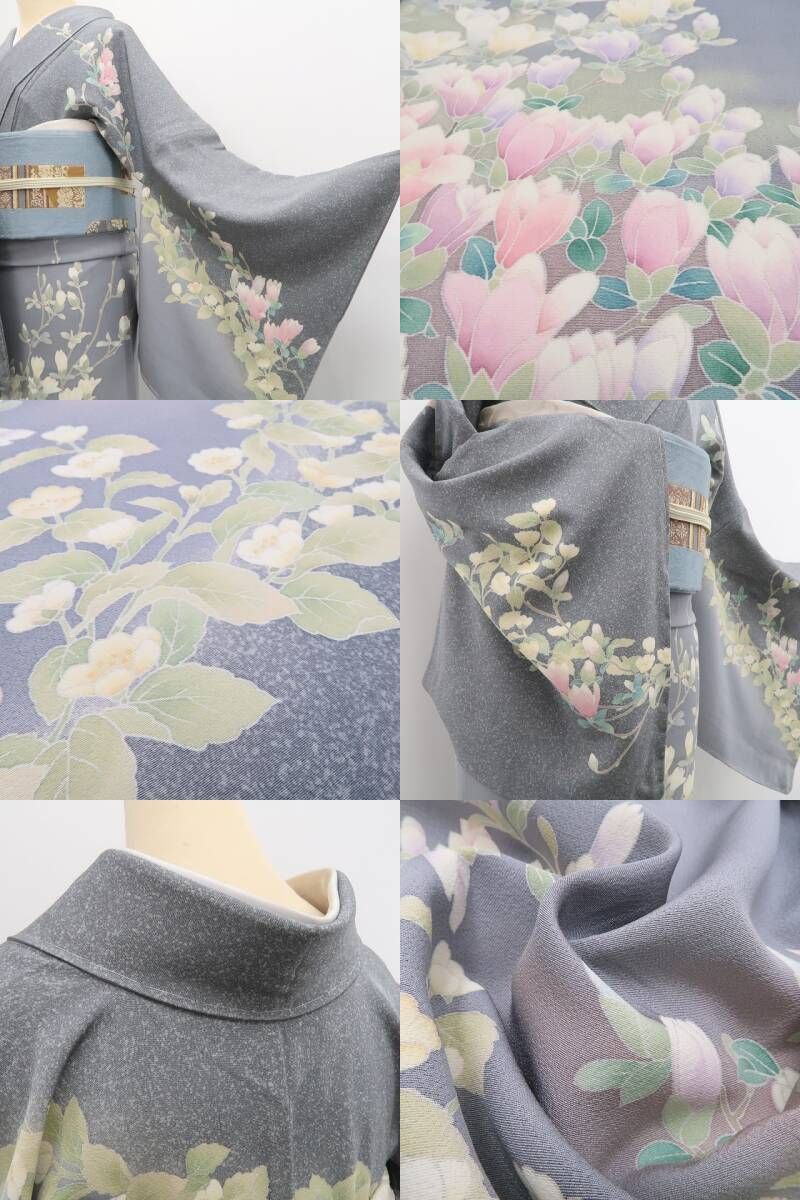 季節の風に誘われ香りほのかに艶を挿す 正絹