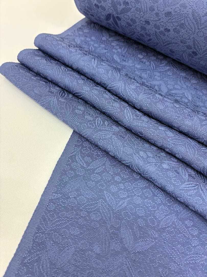 色無地 紋意匠 南天文様 紅碧色 反物 正絹 O007 - メルカリ