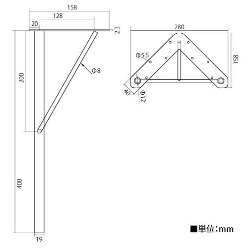 種類3 シルバー Ironna スツール金具 400 2個 HRDEVELOPMENT_JP