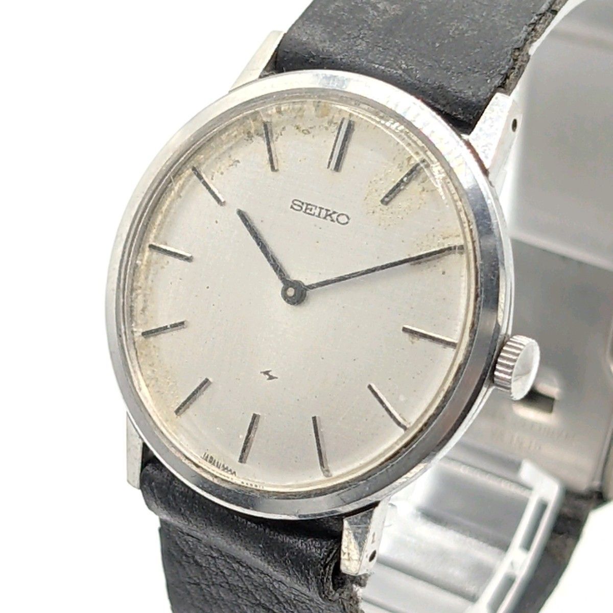 SEIKO Watch hand-wound Men s Silver Y2K Vintage Not Working セイコー 時計 シャリオ 手巻き メンズ シルバー ヴィンテージ 不動品