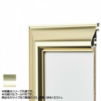アルナ アルミフレーム デッサン額 HVL ゴールド 正方形400角 12357