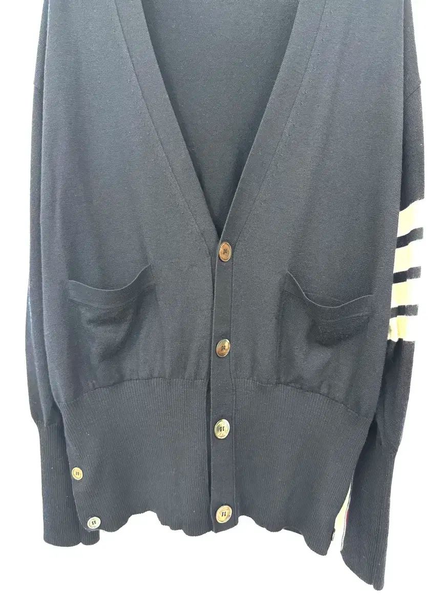 THOM BROWNE トム・ブラウン オーバーサイズ ネイビー カーディガン 1