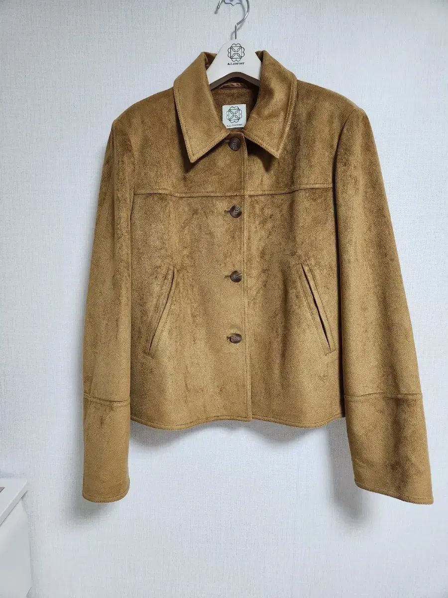 A.T.CORNER アットコーナー スウェード ジャケット S