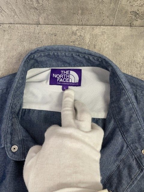 23SS THE NORTH FACE PURPLE LABEL ﾉｰｽﾌｪｲｽ ﾊﾟｰﾌﾟﾙﾚｰﾍﾞﾙ Chambray Field Shirt ｼｬﾝﾌﾞﾚｰ ﾌｨｰﾙﾄﾞ ｼｬﾂ 長袖 ｲﾝﾃﾞｨｺﾞ L 33936183 WWW_KARIMZIABAT_FR