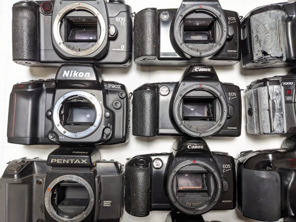 ☆30台まとめ / ジャンク☆ Nikon F90X, Cano EOS Kiss, Minolta α7000
