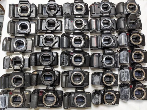 ☆30台まとめ / ジャンク☆ Nikon F90X, Cano EOS Kiss, Minolta α7000