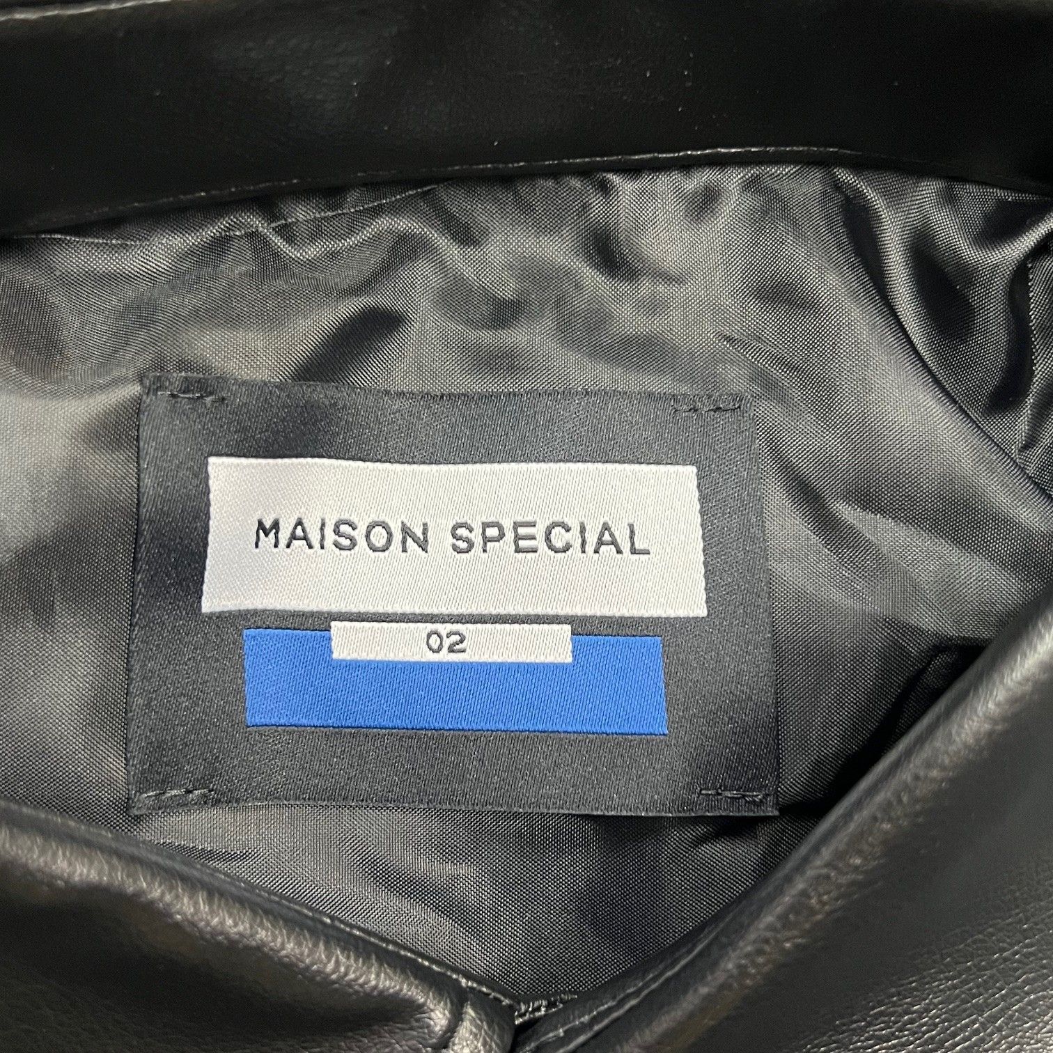 参考上代19800円 未使用品 MAISON SPECIAL Recycle Leather Prime-Over 
