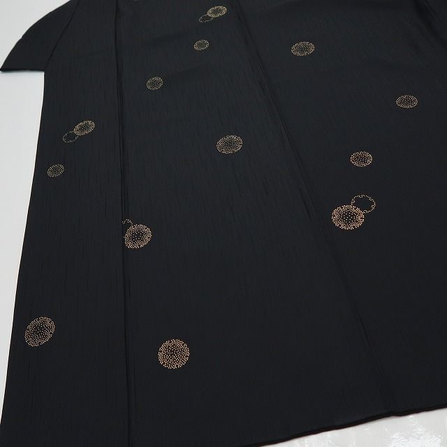 六花-RIKKA- 正絹 越後印伝 雪輪文 小紋 着物 A3643