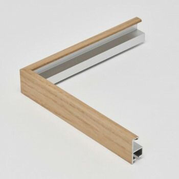 アルナ アルミフレーム デッサン額 T25 ナチュラル 正方形500角 11409