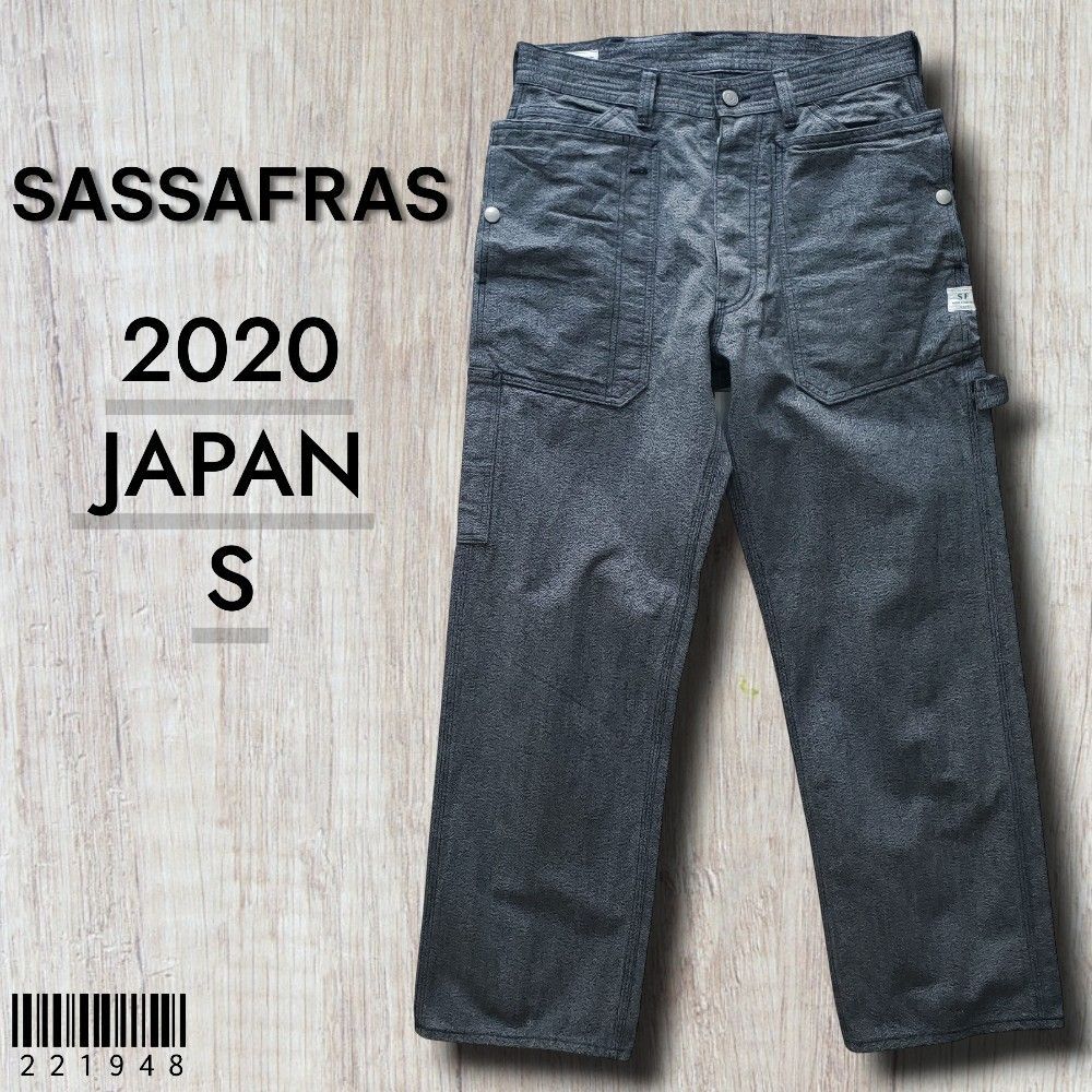 GQ3534◇SASSAFRAS : ガーデナー ペインターパンツ◇L◇ GQ3534◇SASSAFRAS : ガーデナー ペインターパンツ◇L◇