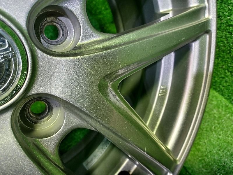 CRクリケット ｾﾚﾅ ﾉｱ ｳﾞｫｸｼｰ ｴｽﾃｨﾏ ホイール アルミ ガンメタ 16インチ 6.5J 5穴 4本 114.3 48