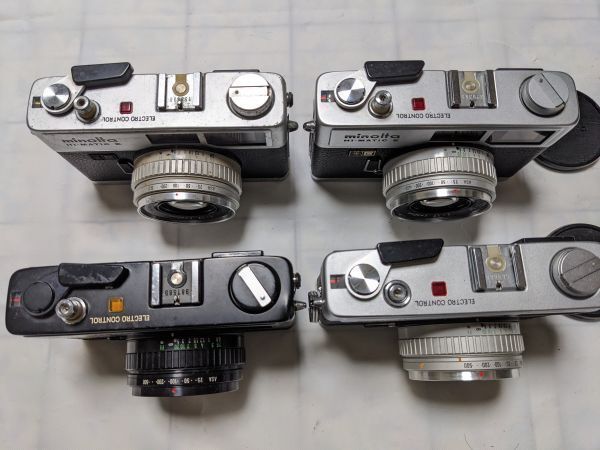 4台まとめ Minolta