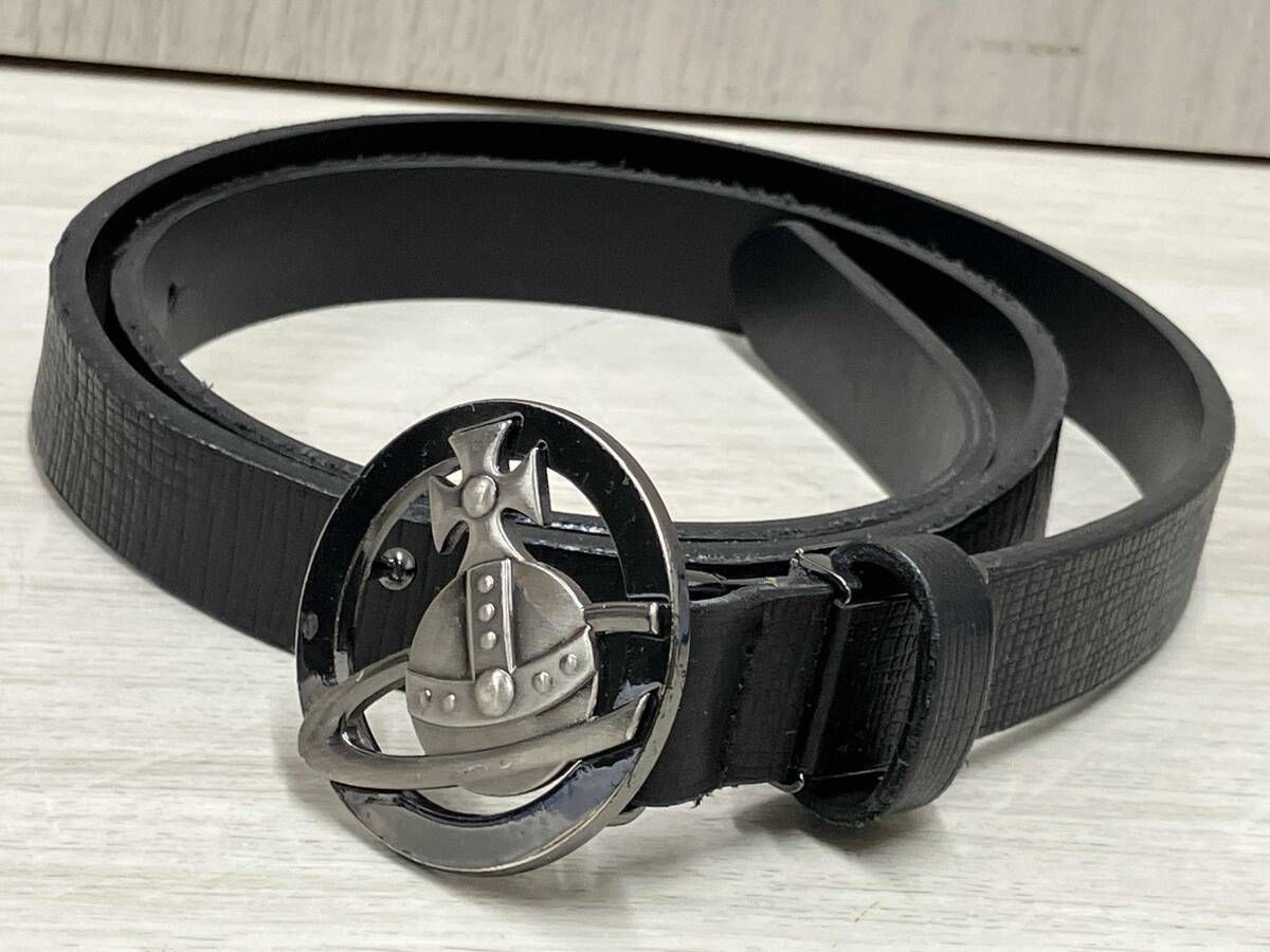 VIVIENNE WESTWOOD ヴィヴィアンウエストウッド ベルト 黒 ブラック 全長約99.5cm
