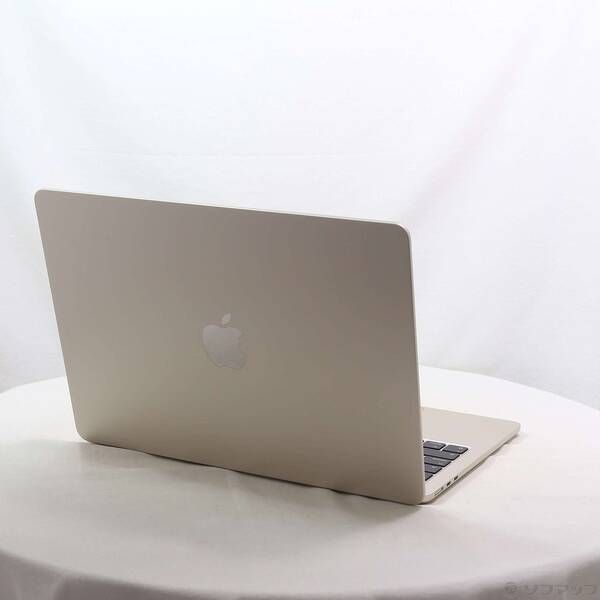 【低価,最新作】 〔中古品〕 MacBook Air 13.6-inch Early-2025 MW0Y3J/A Apple M4 10コアCPU_8コアGPU 16GB SSD256GB スターライト 〔15.7 Sequoia〕【377】