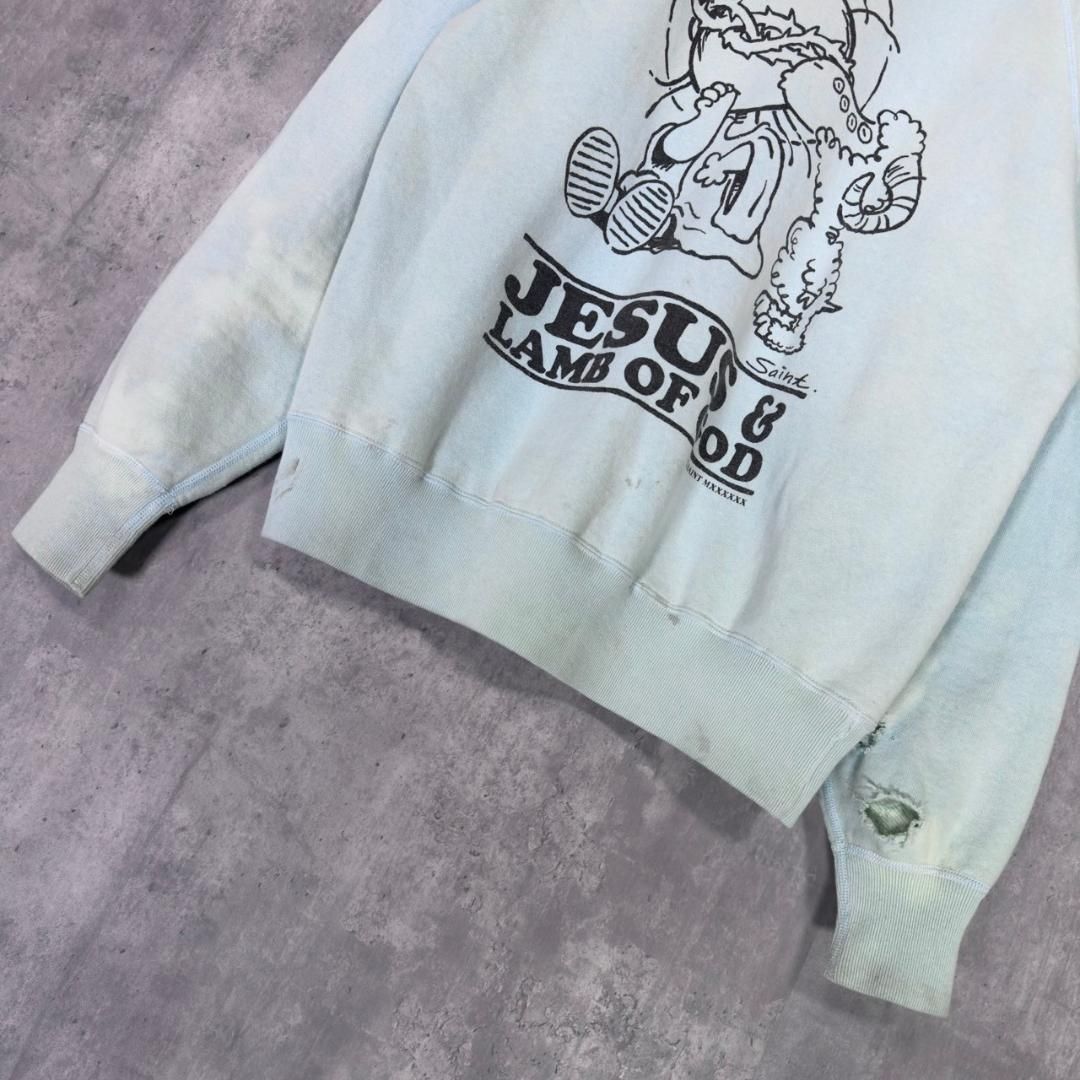 セントマイケル』 (M) 23aw JESUSプリントクルーネックスウェット