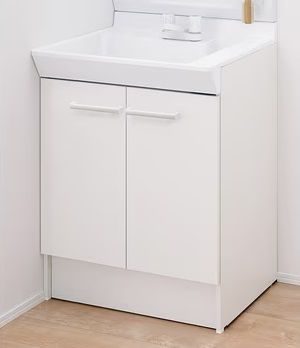 LIXIL V 1シリーズ 化粧台本体 2ハンドル 間口600 mm ホワイト Ｖ１Ｎ１−６００ ＶＰ１Ｈ