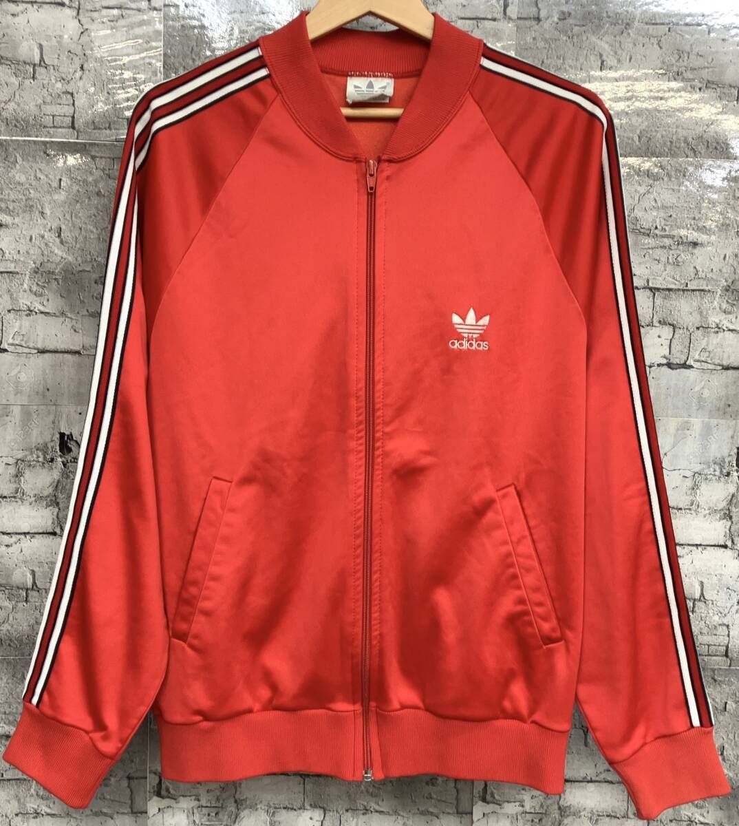 adidas アディダス 80s トラックジャケット ジャージ レッド Mサイズ