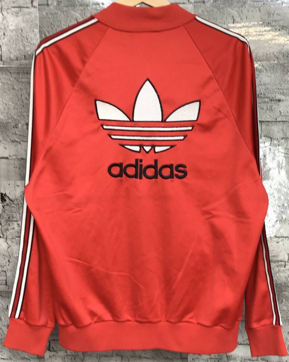 adidas アディダス 80s トラックジャケット ジャージ レッド Mサイズ
