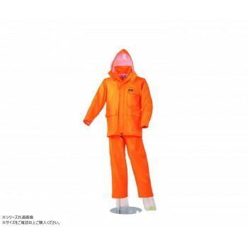 スミクラ レインウェア 透湿MOAシータ レインスーツ オレンジ S A-660
