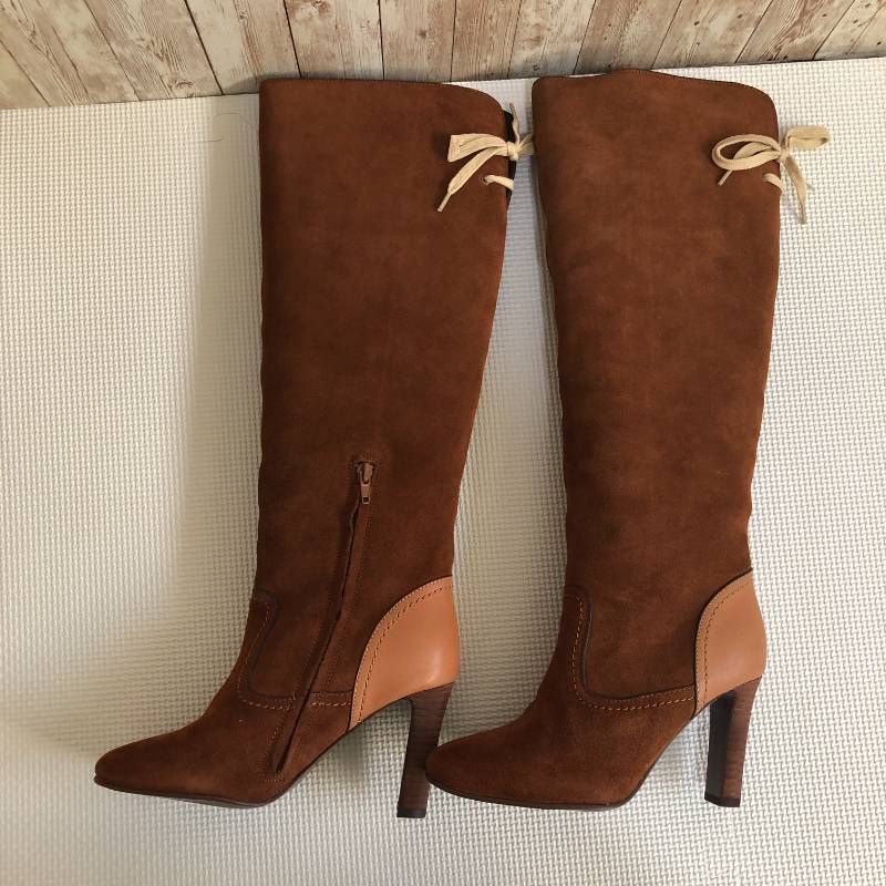 タ SEE BY CHLOE シーバイクロエ ロングブーツ 37 約23.5cm 訳アリ