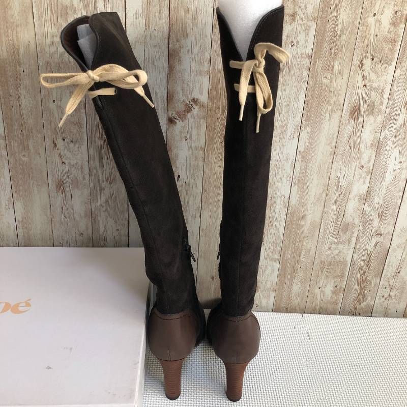  タ SEE BY CHLOE シーバイクロエ ロングブーツ 38 約24 cm〜24.5 cm ロングブーツ ブーツ