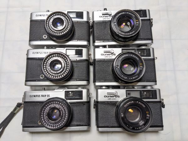 6台まとめ | ジャンク オリンパス Olympus35 DC 35 Trip コンパクトカメラ 4765_19_15