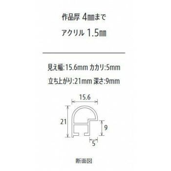 アルナ アルミフレーム デッサン額 IC ゴールド 太子 379×288 603 MARWIL-DEMENAGEMENTS_CH