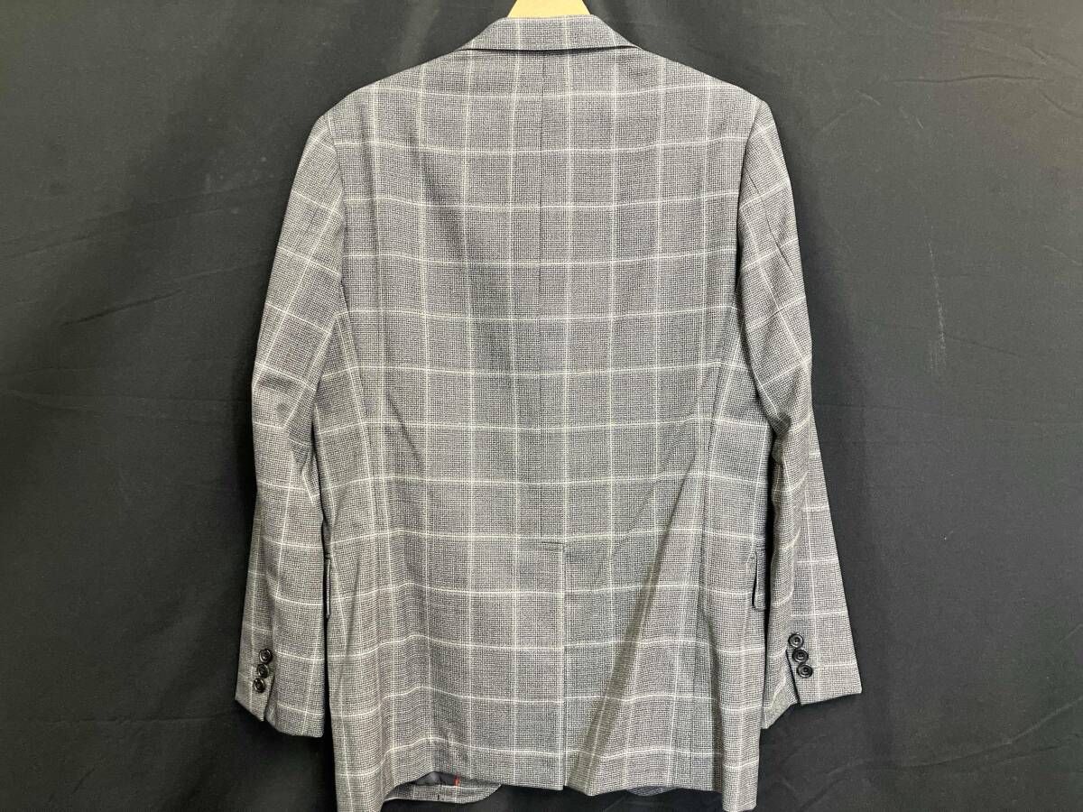 チェックグレー