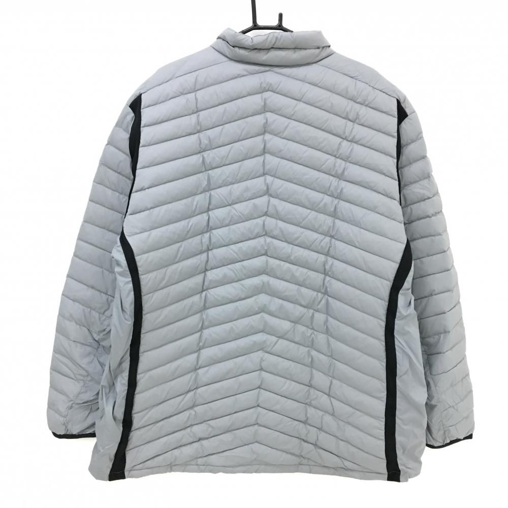 超 ミズノゴルフ ダウンジャケット グレー BREATHTHERMO 収納袋付 メンズ 5L ゴルフウェア 大きいサイズ MIZUNO