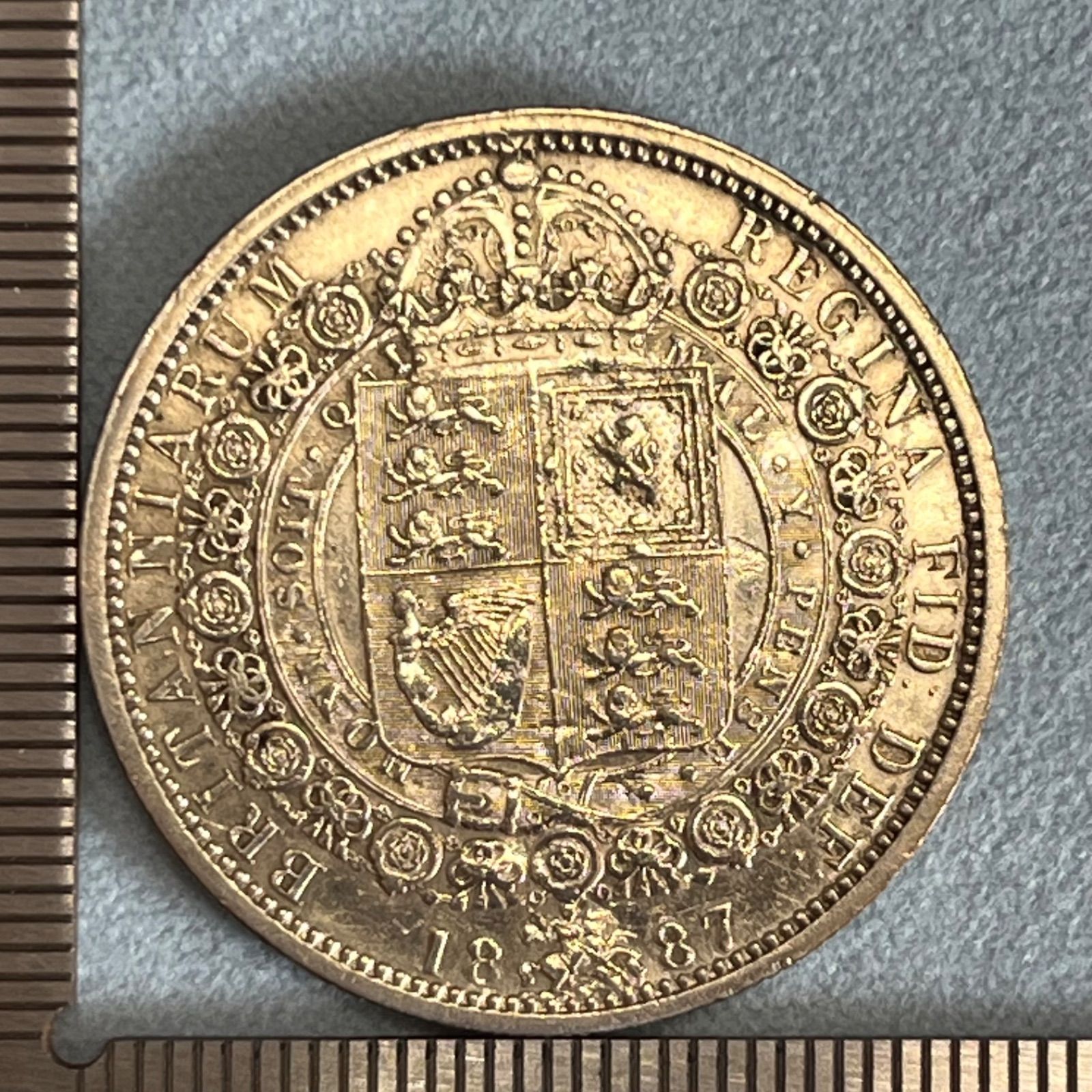 K*3様 1887年英国ジュベリーヘッドヴィクトリア女王 ハーフクラウン銀貨　ハ 銀貨】1887年 イギリス ヴィクトリア女王 ハーフクラウン銀貨