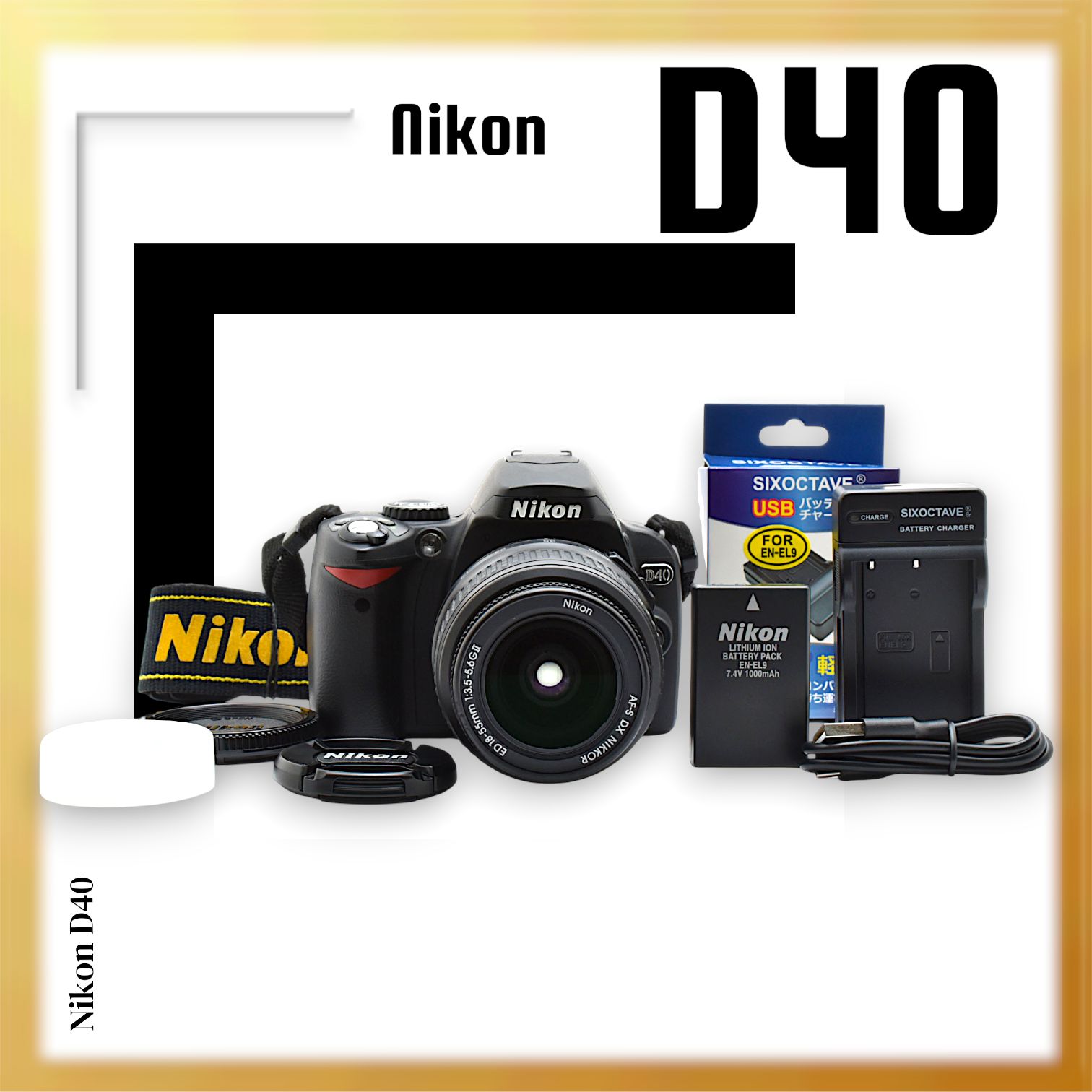 極美品 ｜ Nikon D40 AF-S DX NIKKOR 18-55mm F3.5-5.6GⅡ ショット数