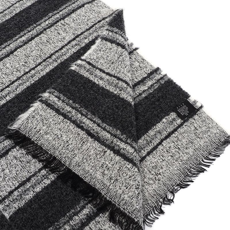 満足保障！ 24AW RIPVANWINKLE マルチボーダーストール マフラー Mix GRAY R 272 リップヴァンウインクル メンズ 5E2|J06195|KCT15| 100％満足保証と送料無料。