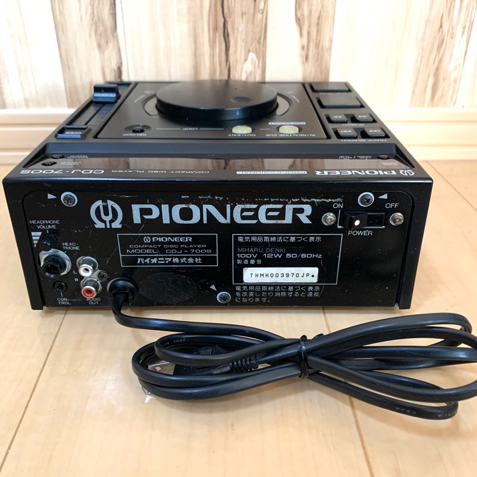 情熱的な 動作品 Pioneer パイオニア CDJ-700S CDプレーヤー 人気アイテムお得に購入！