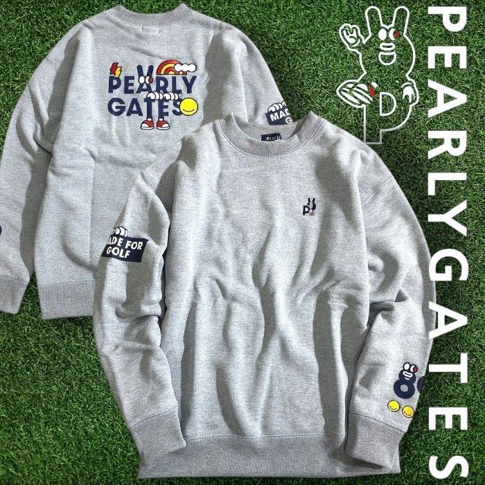 パーリーゲイツ ゴルフ 日本製 GRAFFLEX どうしちゃったPG コットン混