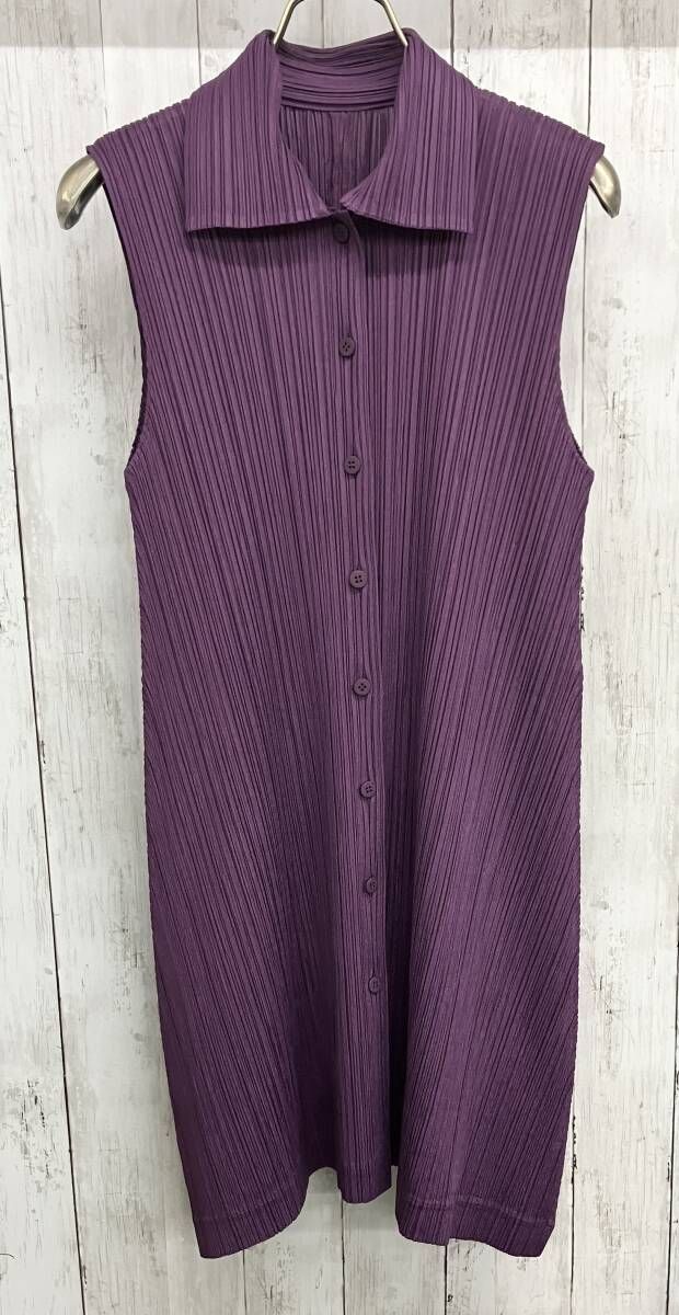 PLEATS PLEASE ISSEY MIYAKE ノースリーブワンピース プリーツプリーズ