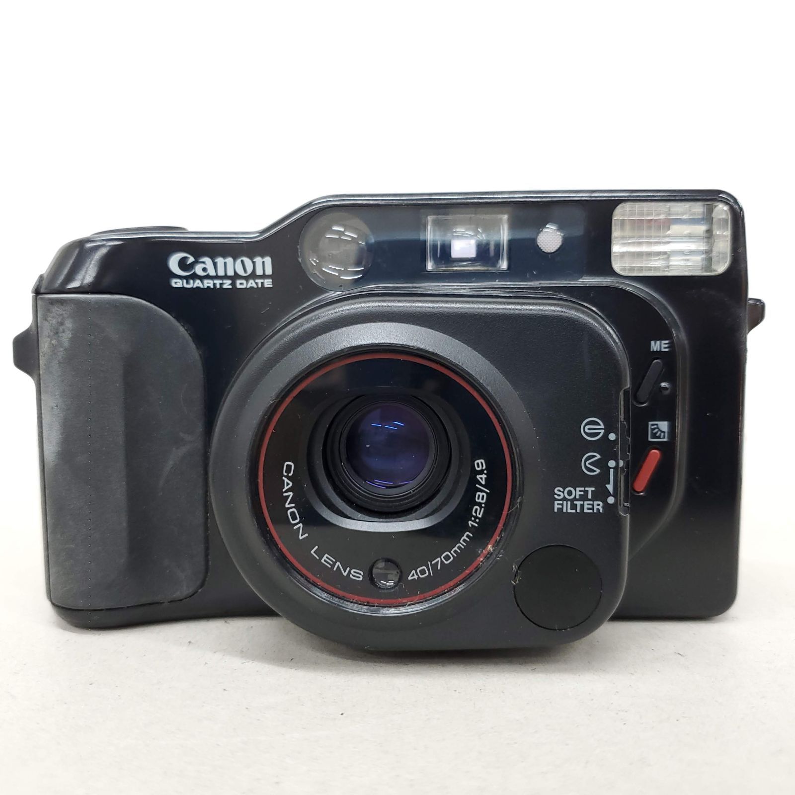 動作 済 Canon Autoboy TELE QUARTZ DATE F1029-19v