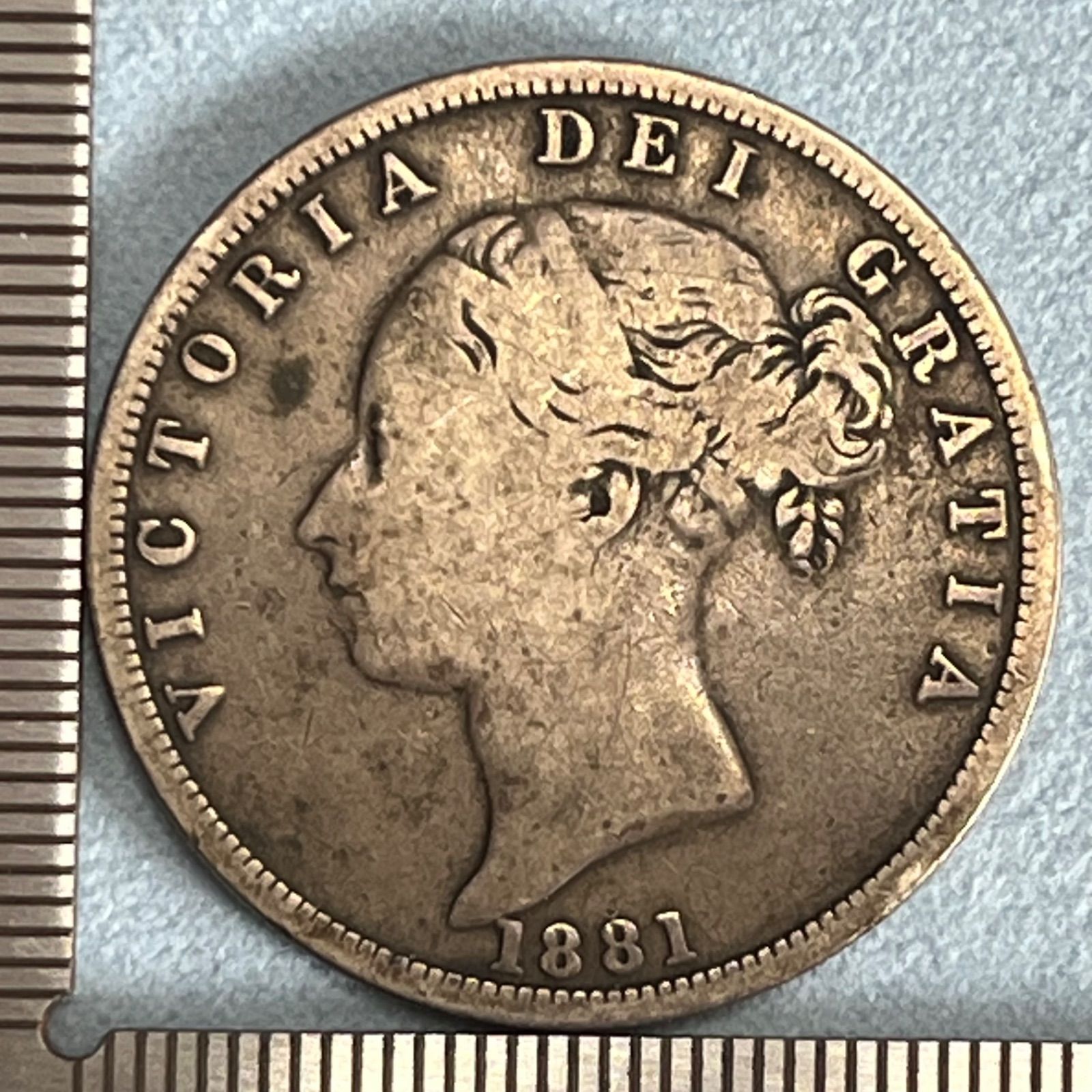 1883 イギリス 1シリング銀貨 ビクトリア・アンティーク  1881 イギリス 1シリング銀貨 ビクトリア・アンティーク 1881 イギリス
