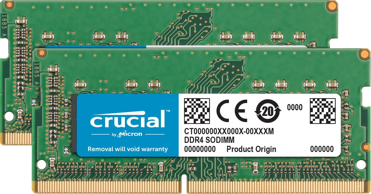 Crucial ノートPC用増設メモリ 16GB 8GBx2枚 DDR4 2666MT|s PC4-21300 CL19 SODIMM 260pin CT2K8G4SFRA266