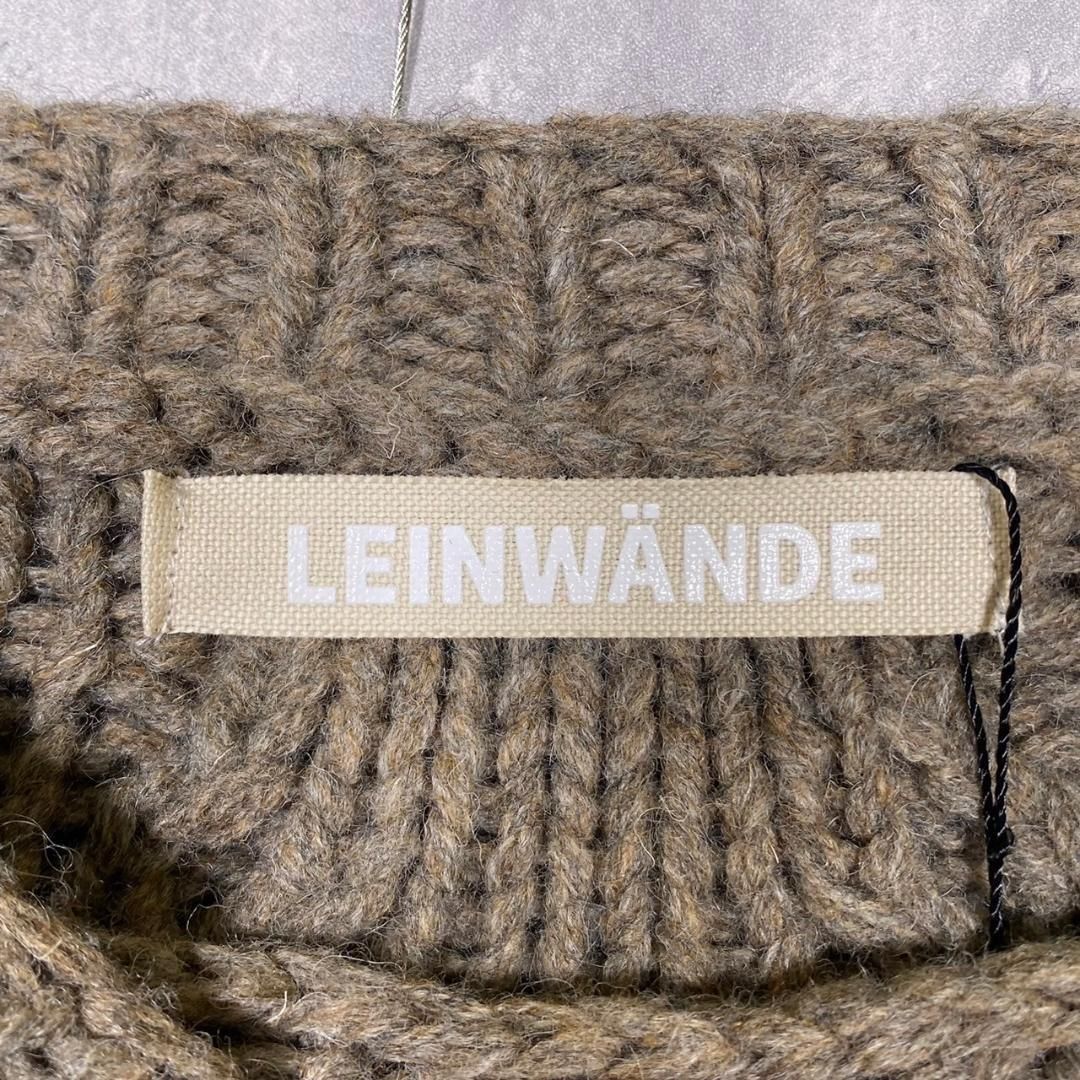 『LEINWANDE』ラインヴァンド (F) ディスアセンブルウールニット LEINWANDE』ラインヴァンド (F) ディスアセンブルウールニット - メルカリ