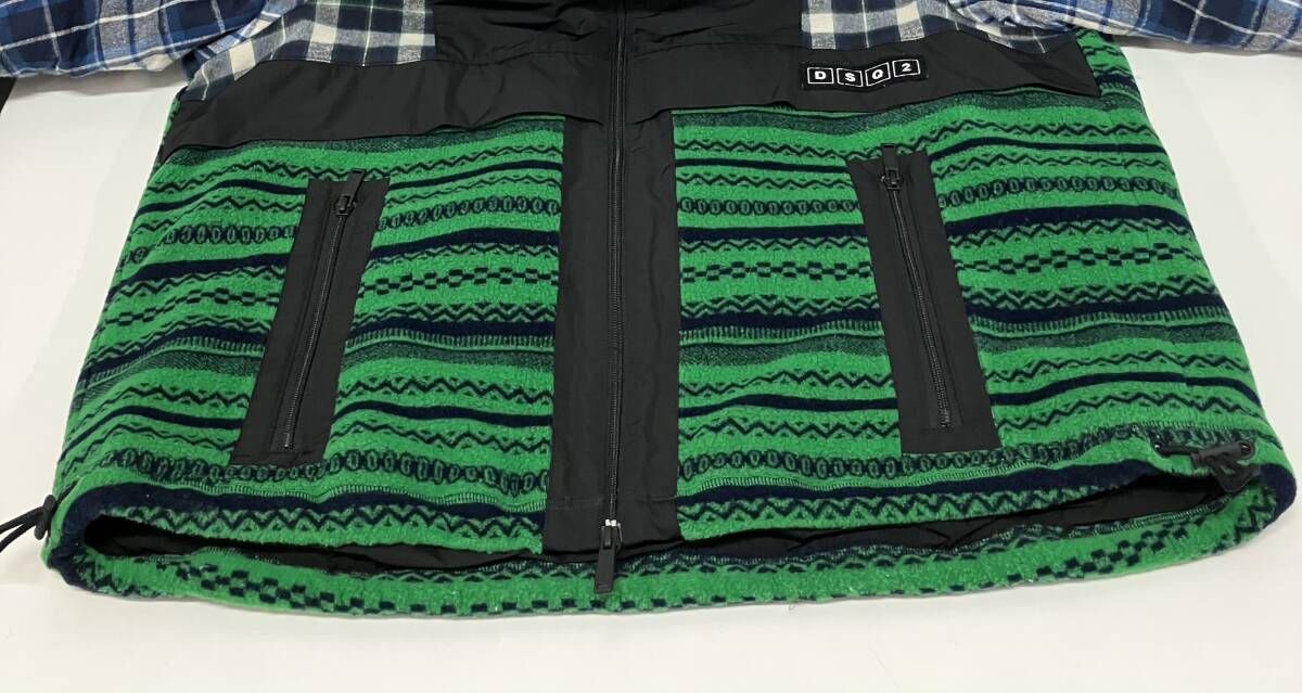 S 47858 ディーククエアード パッチワーク 中綿 22 その他ジャケット サイズ44 イタリア製 高評価 デニム