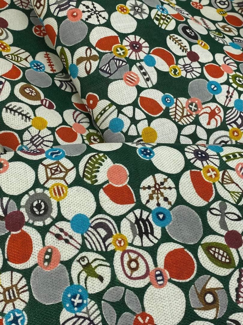 紅型工房 べにきち 夏物 染帯 八寸名古屋帯 鳥 魚 モダン 松葉仕立て 本麻